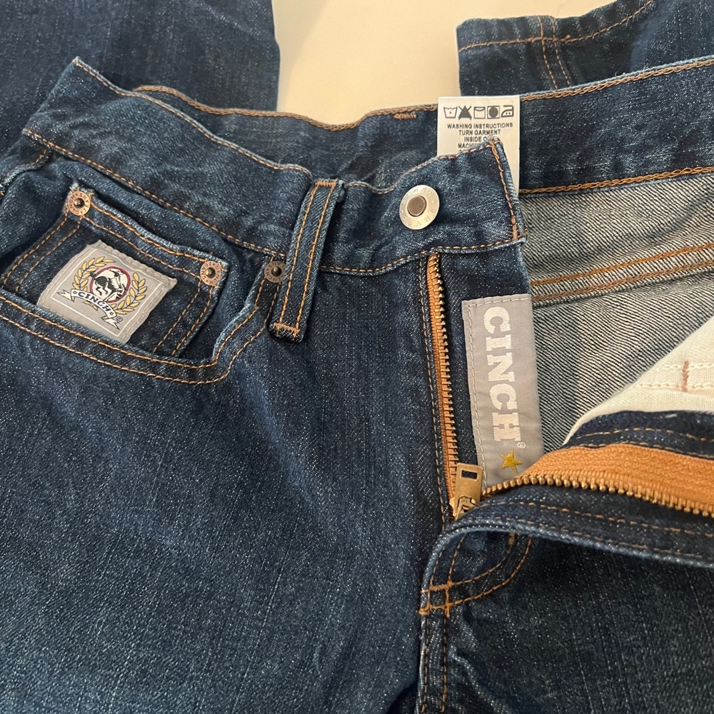 Cinch Men's Silver Label Straight Jeans size 26x32- men’s/boy’s cowboy jeans
